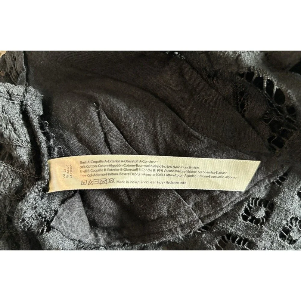 Intimately Free People One Adella Longline Bralette Black Size Medium NWOT
